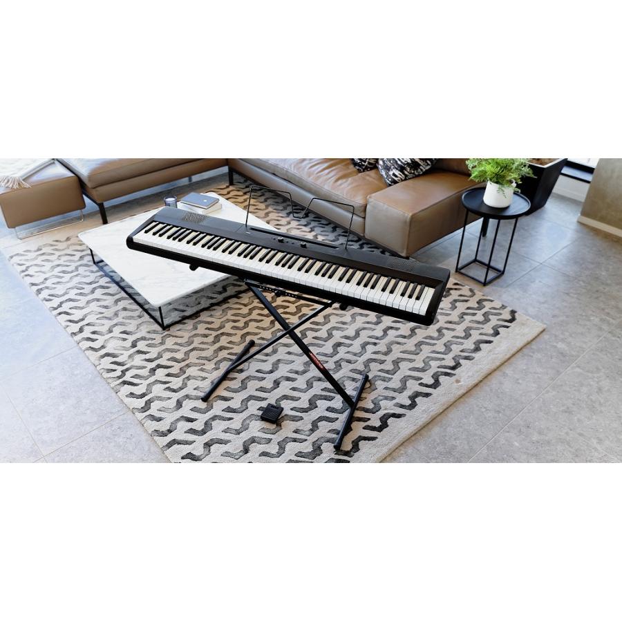 KORG Liano L1SP スタンド付き 電子ピアノ パールホワイト