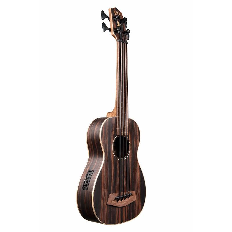 KALA UBASS-EBY-FL TRIPED EBONY FRETLESS U?BASS (ウクレレ