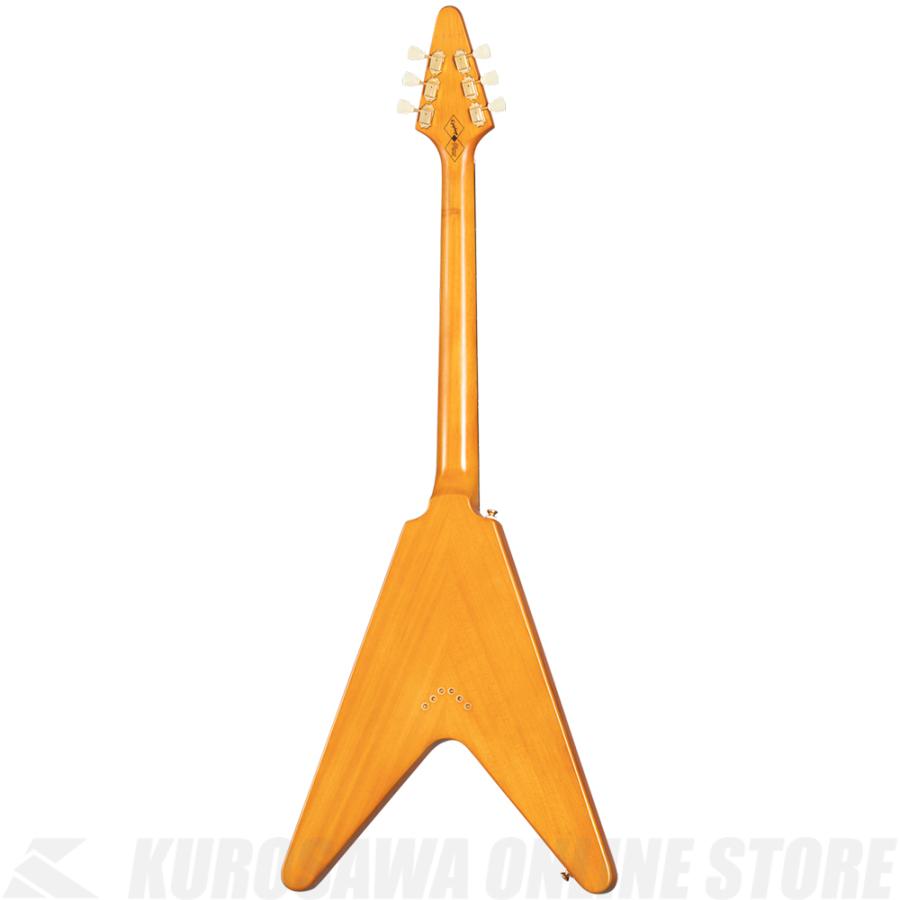 Epiphone 1958 Korina Flying V Aged Natural, White Pickguard【店頭