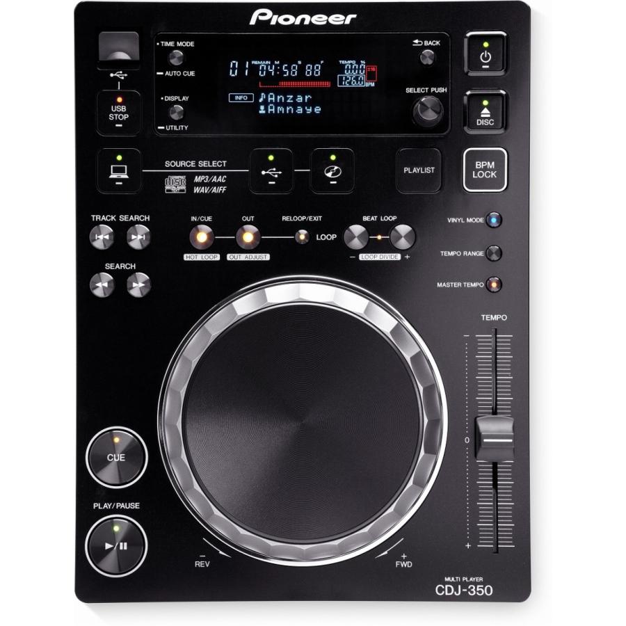 Pioneer DJ CDJ-350 コンパクト DJマルチプレーヤー (ご予約受付中) 【ONLINE STORE】｜wavehouse