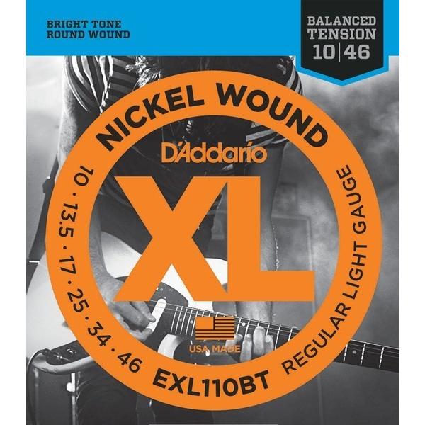 D'Addario XL NICKEL EXL110BT Balanced Tension Regular Light ダダリオ (エレキギター弦) (10セット)【ONLINE STORE】