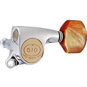 Gotoh / ゴトー SG510 Series for Standard Post SGS510 (Chrome / P8) [対応ヘッド: L6/R6/L3+R3 ] (ギターペグ6個set) (送料無料) Gotoh ⁄ ゴトー SG510 Series for Standard Post SGS510Z