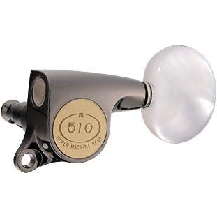 Gotoh / ゴトー SG510 Series for Standard Post SGS510Z (Cosmo Black / P1) [対応ヘッド: L3+R3 ] (ギターペグ6個set)