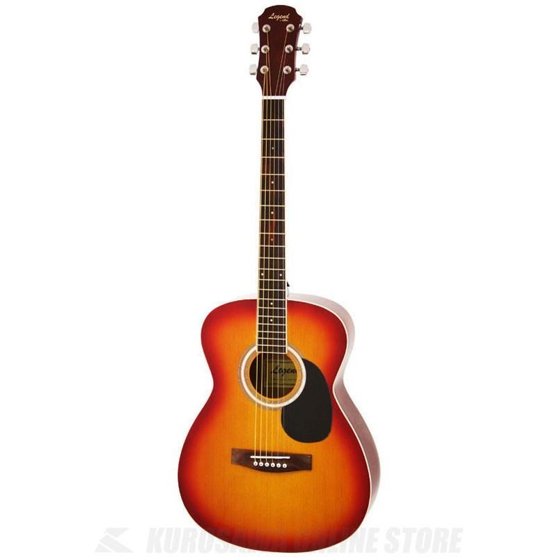 Legend FG-15 CS(Cherry Sunburst) (入門用アコースティックギター)(初心者向け)(ソフトケース付属)(マンスリープレゼント)