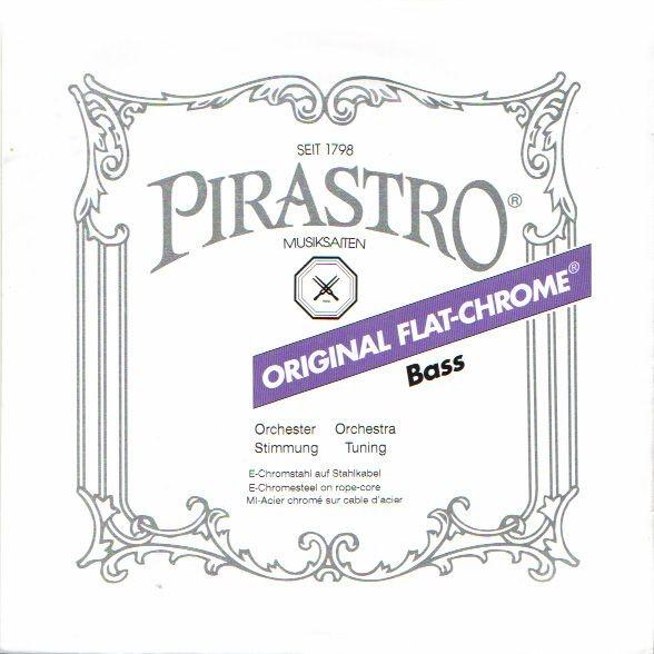 Pirastro ORIGINAL FLAT-CHROME SET コントラバス弦セット【ONLINE 