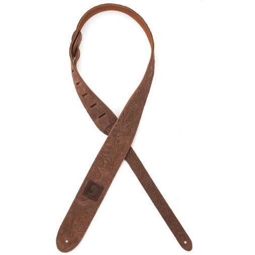 Planet Waves Suede Strap Series Embossed Brown [20SD07] (ストラップ)