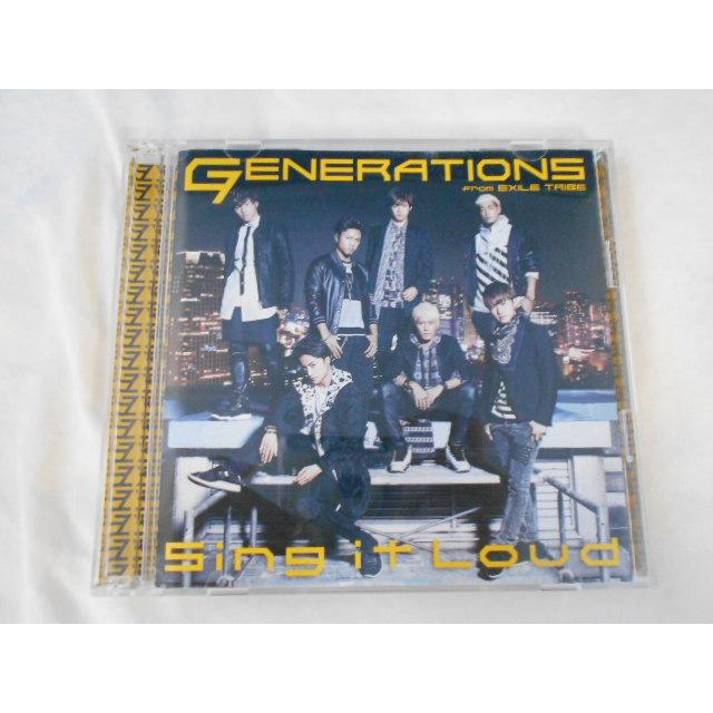 CD/GENERATIONS from EXILE TRIBE/Sing it Loud シング・イット・ラウド【CD+DVD】/中古/cd25639 | 