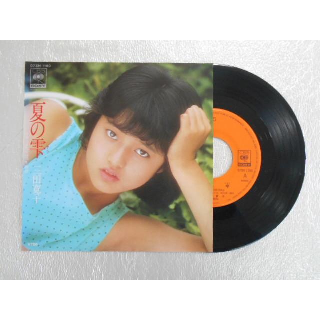 レコード/三田寛子/夏の雫 ふたりぽっち物語/EP/中古/recB00337 : 侍