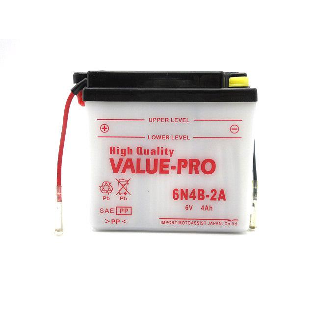 新品 開放型6Vバッテリー 6N4B-2A 互換 6N4B-2A-3 / バーディー50