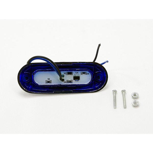汎用 12V 24V 兼用 LED サイドマーカー ブルー ◇ キャンター エルフ