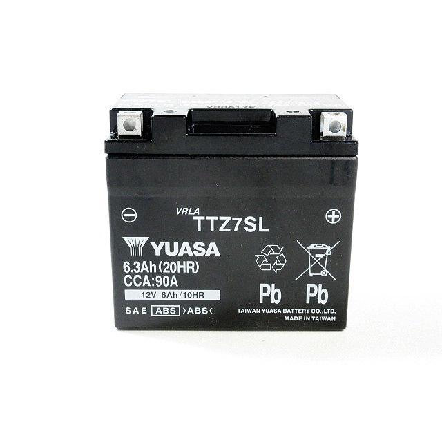 台湾ユアサバッテリー YUASA AGM TTZ7SL 充電済み YTZ7S 互換 WR250R