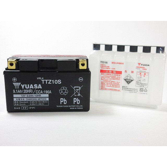 台湾ユアサバッテリー YUASA TTZ10S ◆YTZ10S VTZ10S 互換 CB400SF VTEC NC39 NC42 CBR600RR CBR1000RR MT07 MT09 TMAX｜waveparts-ys2｜04