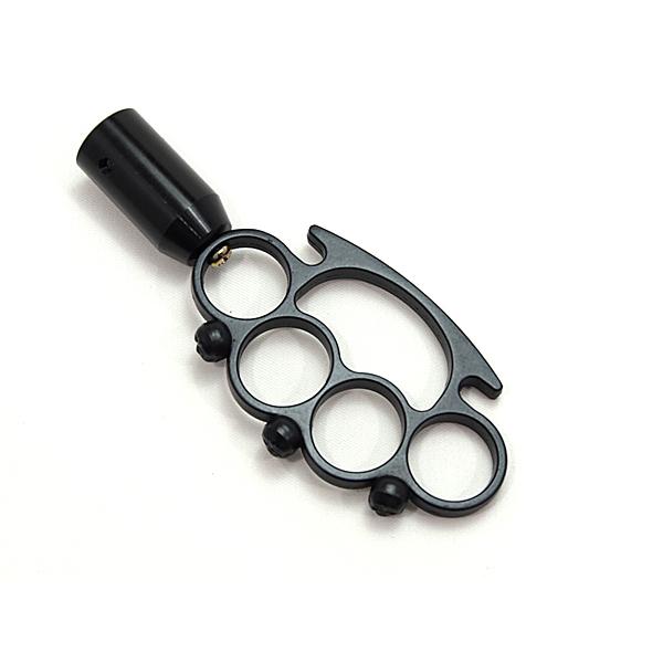 汎用 シフトノブ メリケン メリケンサック MT AT スカル 黒