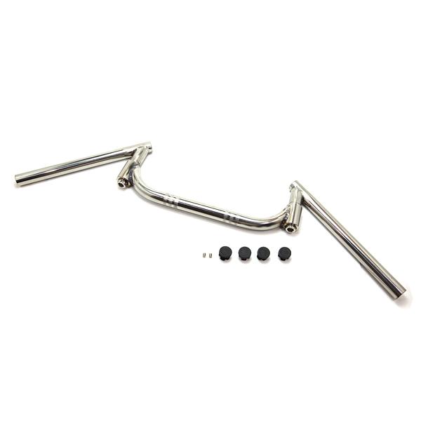 新品 汎用 可変式 角度調整 コンドルハンドル 22.2mm 幅700mm クローム