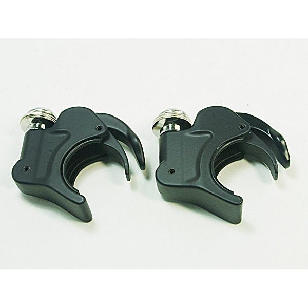 39mm デタッチャブルクランプ フォーククランプ ブラック 2個
