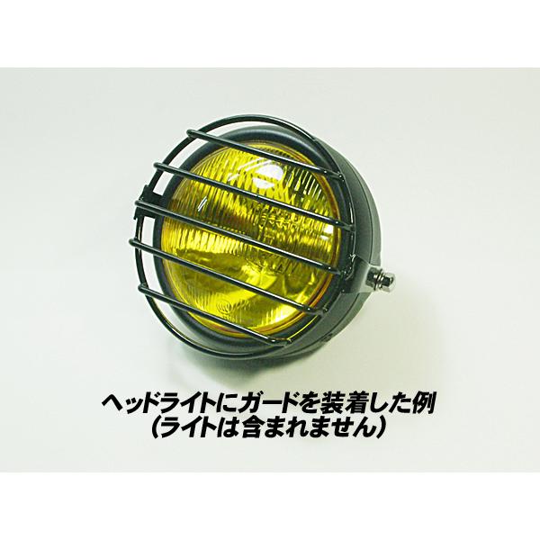 ストーンガード 汎用 バイク レンズ ガード ストーンガード ゲージカバー □ 5.5インチ