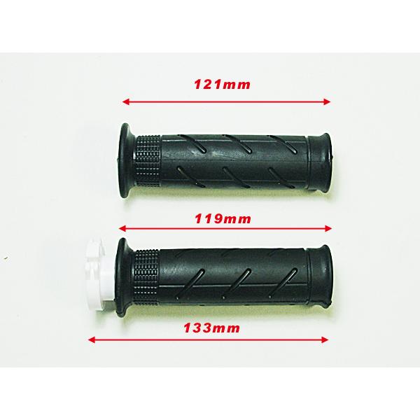 新品 貫通タイプ ラバー グリップ ホンダ 純正タイプ 22.2mm 径 VTZ250