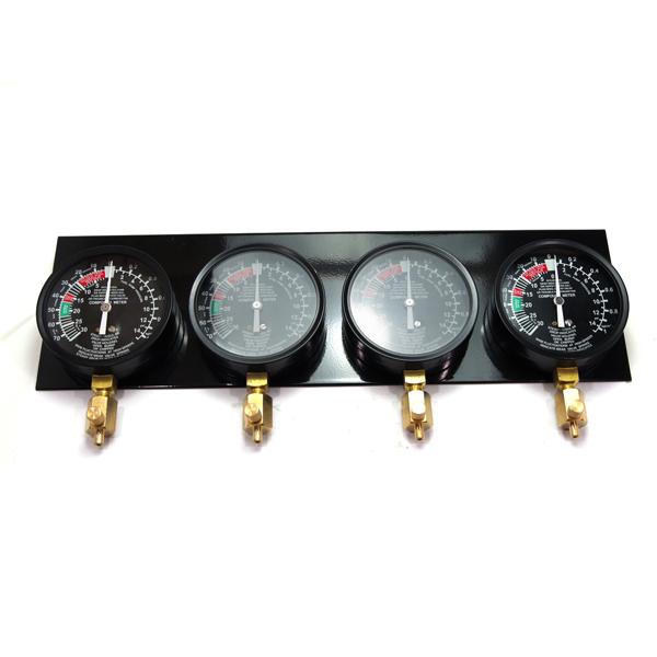 キャブレターの同調調整に必須！ 4連 バキュームゲージ 負圧測定◇回転