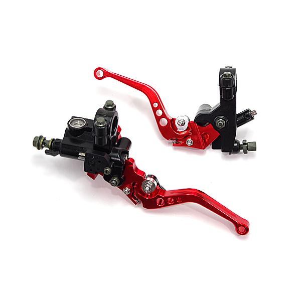 1/2インチ ブレーキマスターシリンダーセットオレンジ 橙/新品汎用