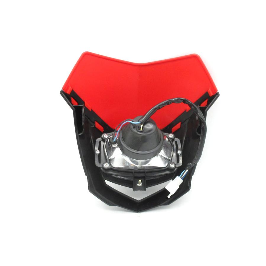モタード エンデューロ フロントマスク 赤 レッド ◇ 新品 カウル