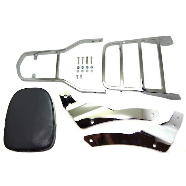 ヤマハ ドラッグスター400クラシック リアキャリア付き バックレスト