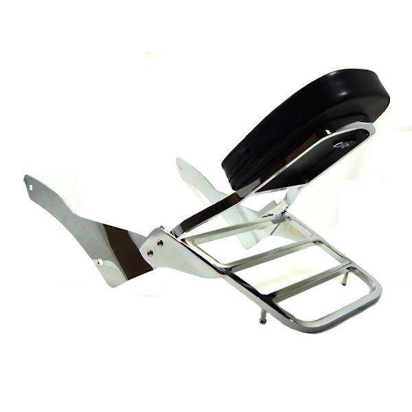 ヤマハ ドラッグスター400クラシック リアキャリア付き バックレスト