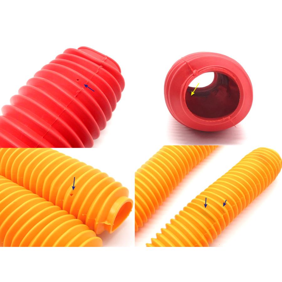 39〜43mm 新品 フロントフォークブーツ ブラック 黒/ 汎用 XR250R