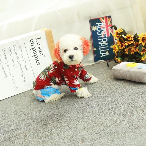 犬 アロハシャツ 犬服 ハワイ リゾート サーフィン ビーチ 海 ALOHA アロハ シャツ かりゆし 犬 服 安い チワワ トイプー 送料無料 |  | 18