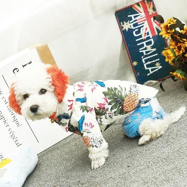 犬 アロハシャツ 犬服 ハワイ リゾート サーフィン ビーチ 海 ALOHA アロハ シャツ かりゆし 犬 服 安い チワワ トイプー 送料無料 |  | 10