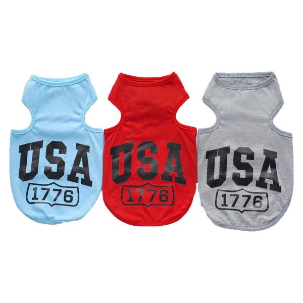 犬タンクトップ 犬服 USA ロゴ 部屋着 普段着 パジャマ 抜け毛対策 犬 服 安い チワワ トイプー ドッグウェア ドッグ ウェア お |  | 05