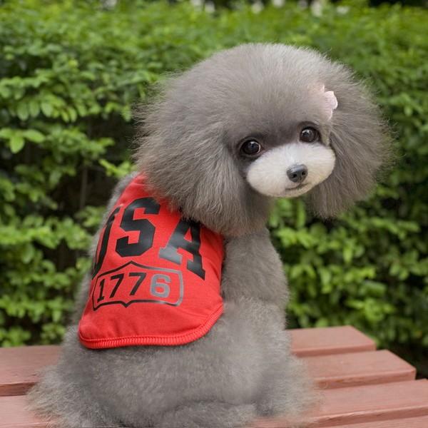 犬タンクトップ 犬服 USA ロゴ 部屋着 普段着 パジャマ 抜け毛対策 犬 服 安い チワワ トイプー ドッグウェア ドッグ ウェア お |  | 03