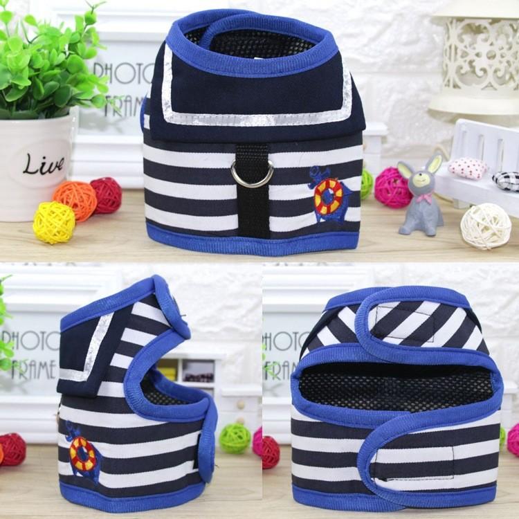 犬 ハーネス リード セット セーラー ベスト ハーネスベルト 首輪 散歩グッズ マリンハーネス 春 かわいい 誕生日 ギフト 送料無料 |  | 02