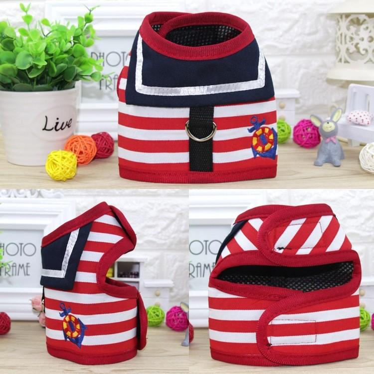 犬 ハーネス リード セット セーラー ベスト ハーネスベルト 首輪 散歩グッズ マリンハーネス 春 かわいい 誕生日 ギフト 送料無料 |  | 01