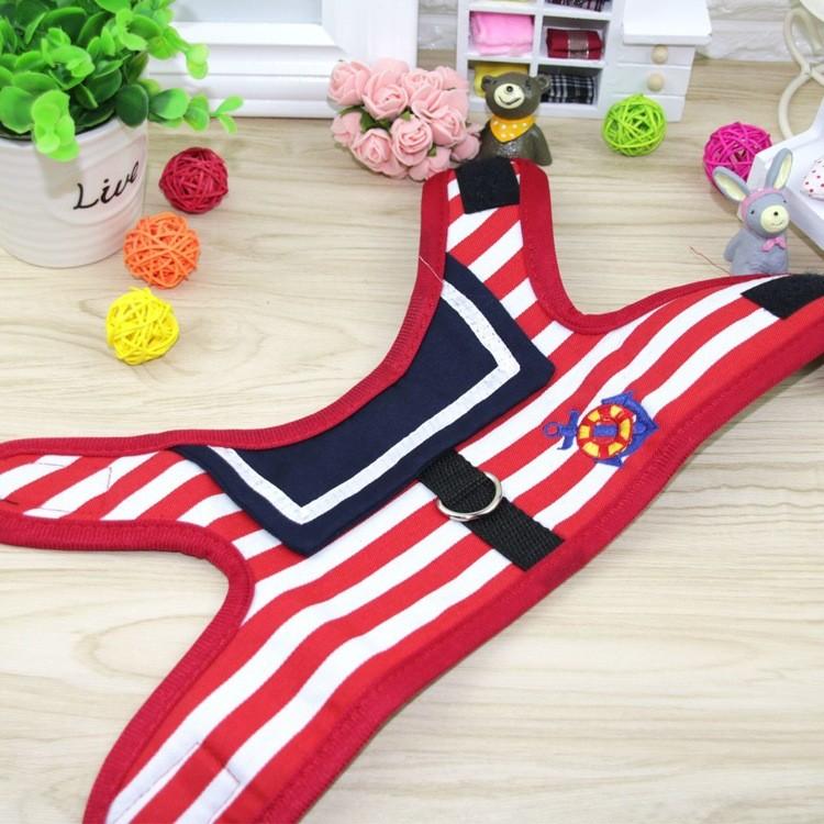 犬 ハーネス リード セット セーラー ベスト ハーネスベルト 首輪 散歩グッズ マリンハーネス 春 かわいい 誕生日 ギフト 送料無料 |  | 06
