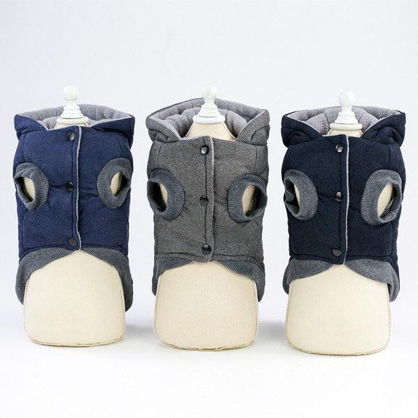 犬服 ダウン 風 ジャケット ヒゲおじさん 犬 服 安い 帽子 暖かい 裏起毛 冬服 真冬 寒さ対策 防寒 散歩 あったか 柔らかい 可愛 |  | 09