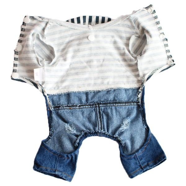 犬服 デニム パンツ 犬 服 安い つなぎ カバーオール サロペット ダメージ ジーンズ チワワ トイプー ドッグウェア ドッ  送料無料 |  | 17