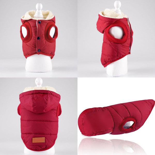 犬服 ダウン 風 ジャケット 暖かい 裏起毛 冬服 犬 服 安い 寒さ対策 防寒 散歩 軽い あったか 柔らかい かわいい ドッグウェア |  | 16