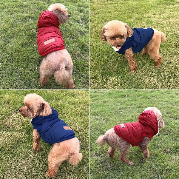 犬服 ダウン 風 ジャケット 暖かい 裏起毛 冬服 犬 服 安い 寒さ対策 防寒 散歩 軽い あったか 柔らかい かわいい ドッグウェア |  | 24