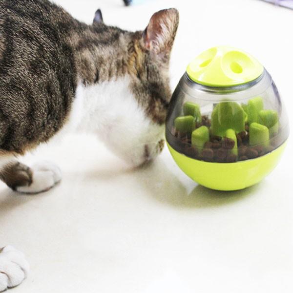 犬 留守番 おもちゃ 知育 玩具 早食い防止 転がる 動く おやつボール ダイエット トレーニング しつけ 運動不足 ストレス 解消 |  | 05