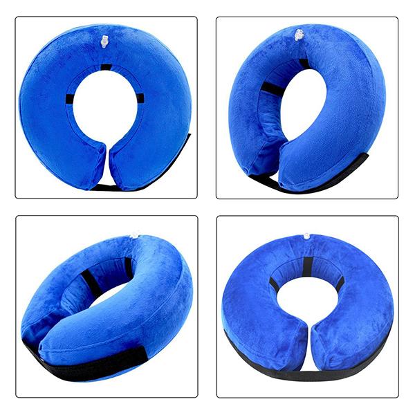 犬 エリザベスカラー 犬用 空気 カラー 浮き輪 膨らませる ソフト 猫 ムーン エリザベス 怪我 術後 傷口 舐め 防止 保護  送料無料 |  | 08