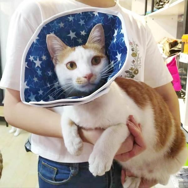 猫 撥水 エリザベスカラー やわらかい 猫用 カラー ソフト ねこ エリザベス 怪我 術後 傷口 舐め 防止 保護 エリカラ  コ 送料無料 |  | 12