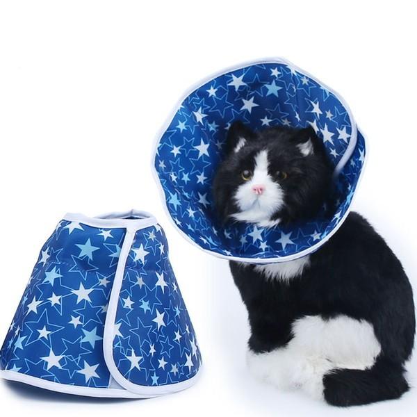 猫 撥水 エリザベスカラー やわらかい 猫用 カラー ソフト ねこ エリザベス 怪我 術後 傷口 舐め 防止 保護 エリカラ  コ 送料無料 |  | 07