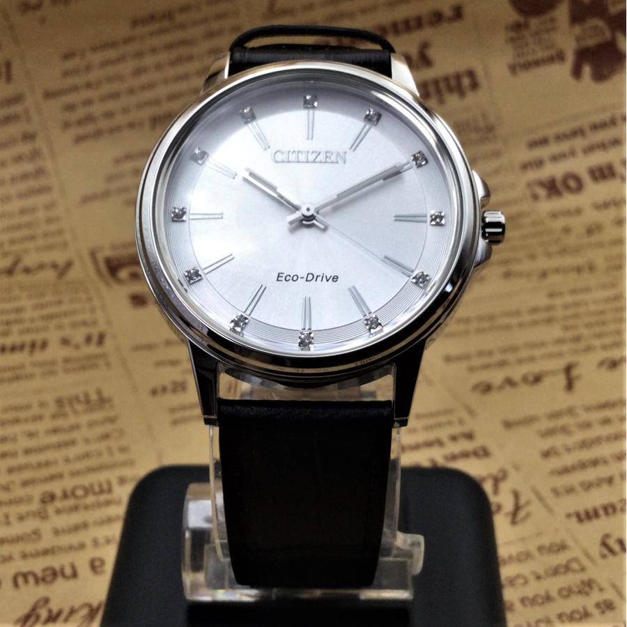 《新品未使用》CITIZEN エコドライブ Chandler Diamond Silver Dial Ladies Watch FE7030-14A / シチズン レディース ウォッチ【並行輸入品】｜wawawa333｜05