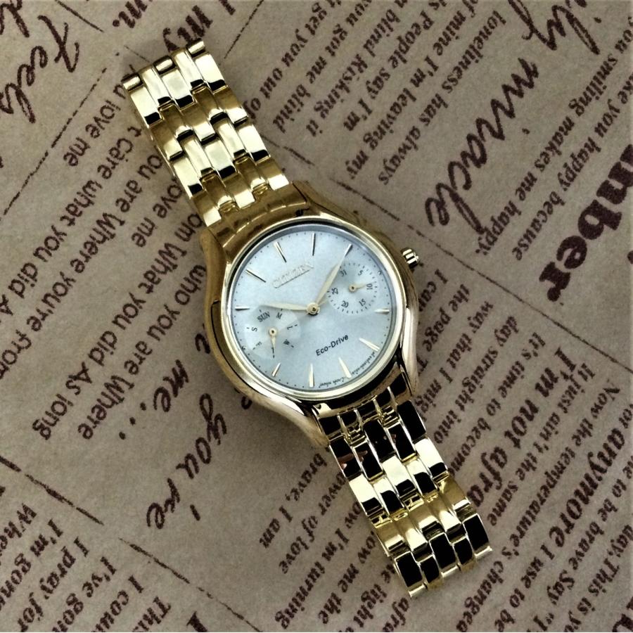 《新品未使用》Citizen Women's 'Silhouette' エコドライブ Quartz Stainless Steel Casual Watch, Color:Gold-Toned  FD4012-51P【並行輸入品】｜wawawa333｜04