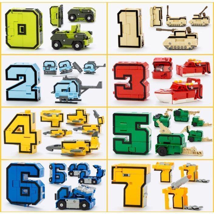 変形ロボット 知育玩具 飛行機 乗り物 玩具 おもちゃ 車 ヘリコプター 数字 記号 プレゼント 6歳 5歳 4歳 男の子｜way-store｜02
