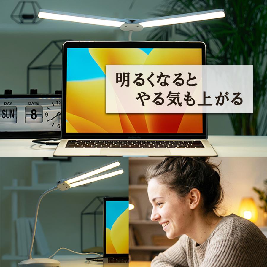 デスクライト led ライト クランプ 目に優しい 電気スタンド 学習机
