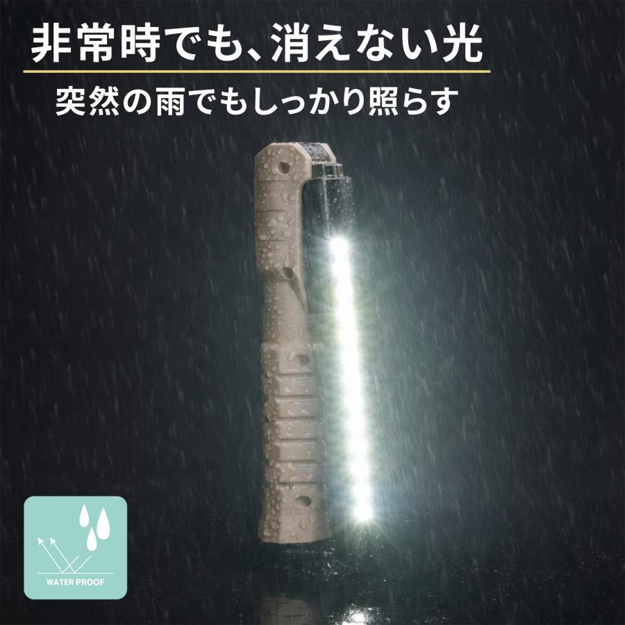 懐中電灯 led 充電式 強力 軍用 ワークライト ハンディライト 作業灯
