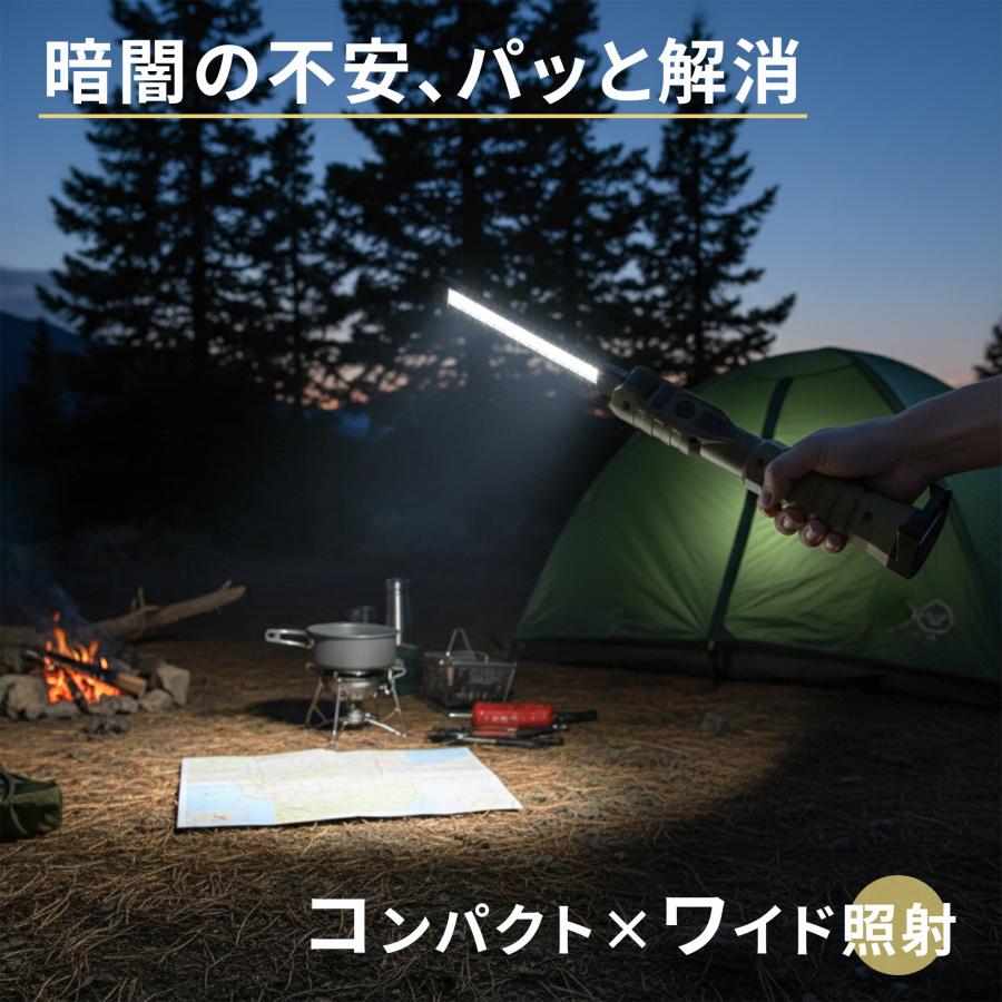 懐中電灯 led 充電式 強力 軍用 ワークライト ハンディライト 作業灯