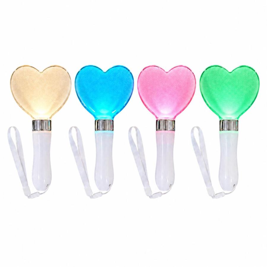 ペンライト コンサート led 強力 ハート 明るい 防水 15色 ライト
