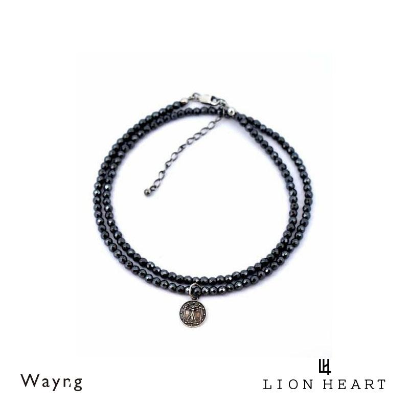 ライオンハート Lion Heart コインチャーム アンクレット ネックレス シルバー925 ヘマタイト メンズ ブランド 01an0028cg Wayng 通販 Yahoo ショッピング